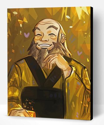 Uncle Iroh Anime Paint By Numbers