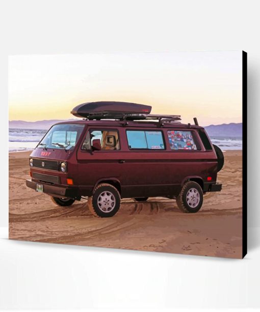 VW Vanagon Westfalia Ruby Paint By Number