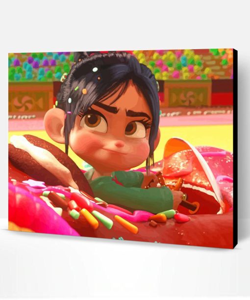 Vanellope Von Schweetz Character Paint By Number