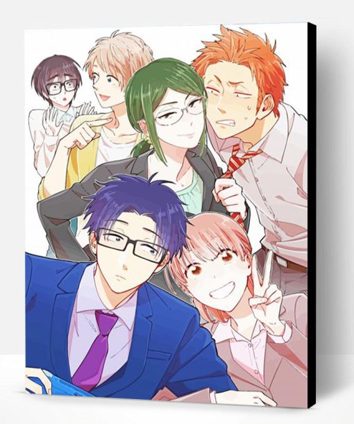 Wotakoi Anime Characters Paint By Number