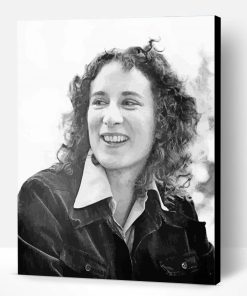 Young Margaret Atwood Paint By Number