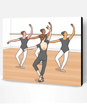 Aesthetic Ballet Class Paint By Numbers