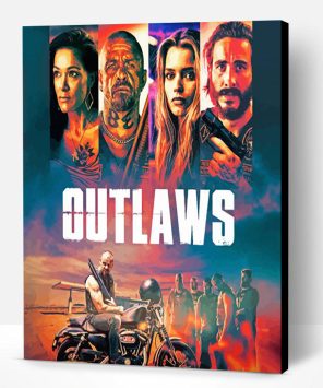Aesthetic Outlaw Poster Paint By Numbers