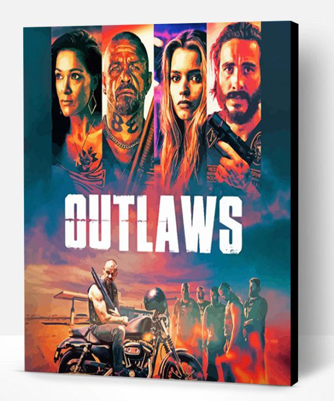 Aesthetic Outlaw Poster Paint By Numbers
