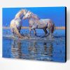 Beautiful Horses In River Paint By Number
