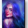 Blue Eyed Fantasy Mystical Girl Paint By Numbers