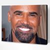Close Up Shemar Moore Paint By Numbers