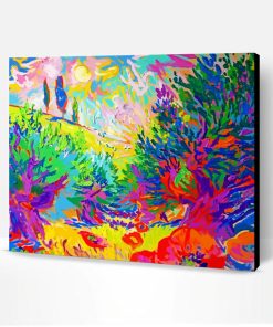 Colorful Impressionist Landscape Paint By Numbers