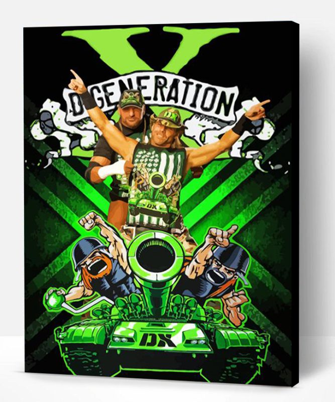 D Generation X Poster Art Paint By Numbers