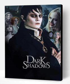 Dark Shadows Poster Paint By Numbers