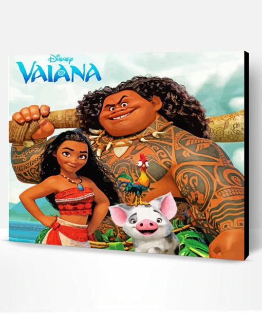 Disney Vaiana Paint By Numbers