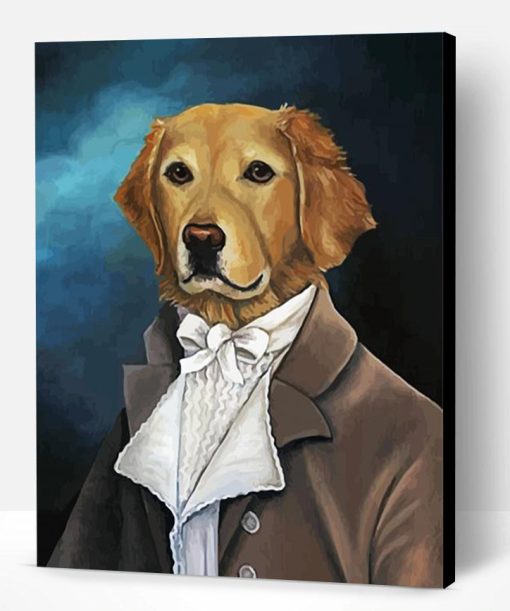 Dog In A Suit Paint By Number