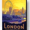 London Poster Art Deco Travel Paint By Number
