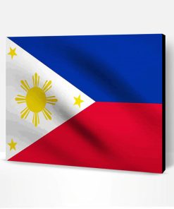 Philippine Flag Paint By Number