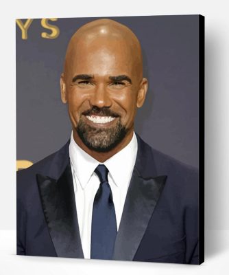 The American Actor Shemar Moore Paint By Number