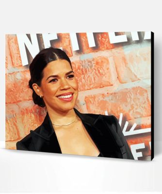 The American Actress America Ferrera Paint By Number