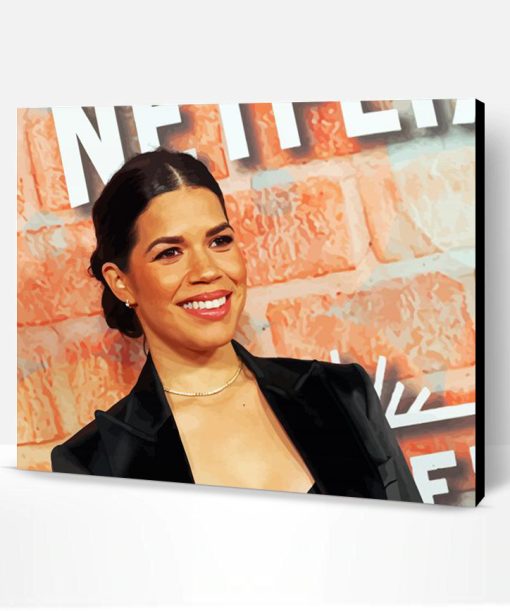 The American Actress America Ferrera Paint By Number