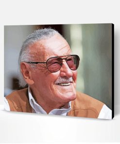 The American Comic Book Writer Stan Lee Paint By Number