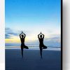 Yoga Body Silhouette Paint By Number