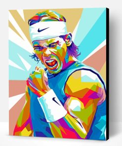 Rafael Nadal Pop Art Paint By Numbers
