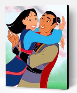 Li Shang And Mulan Paint By Numbers