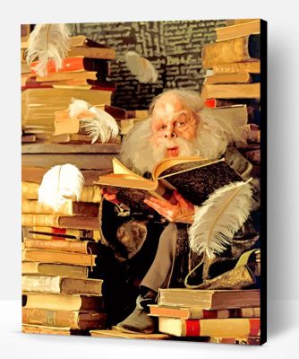 Professor Filius Flitwick Paint By Numbers