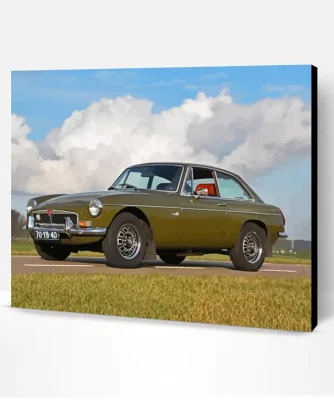 cool Mgb car paint by numbers