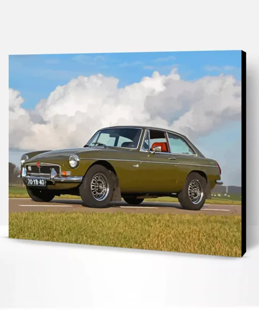 cool Mgb car paint by numbers