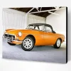 yellow Mgb paint by numbers